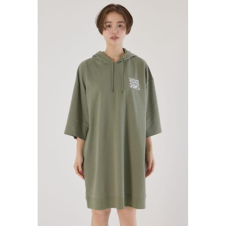 Right shoulder LOGOパーカーワンピース | RODEO CROWNS WIDE BOWL | 詳細画像23 