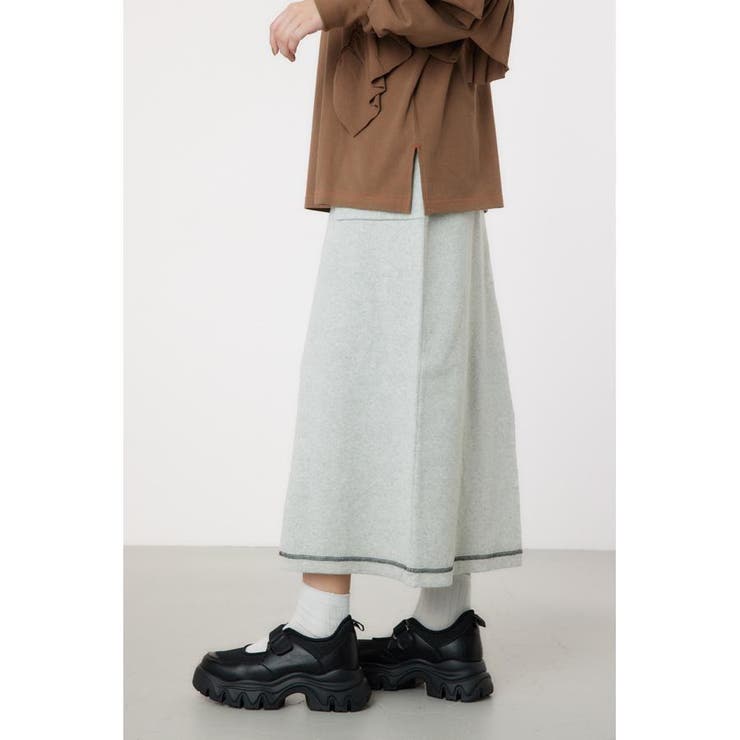 スウェットライクカラーステッチニットスカート | RODEO CROWNS WIDE BOWL | 詳細画像25 