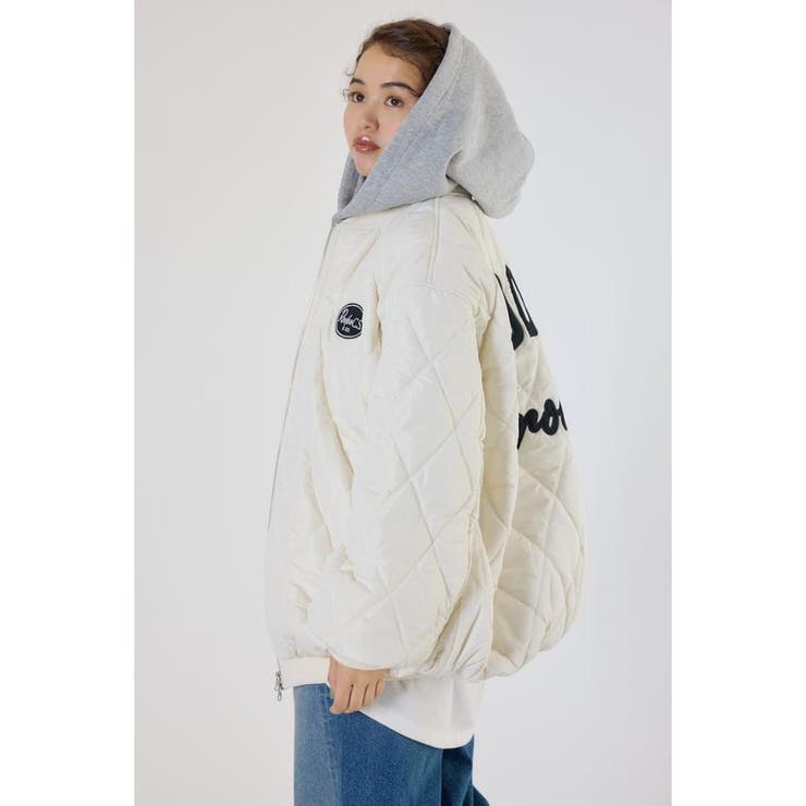 キルティングフードブルゾン | RODEO CROWNS WIDE BOWL | 詳細画像2