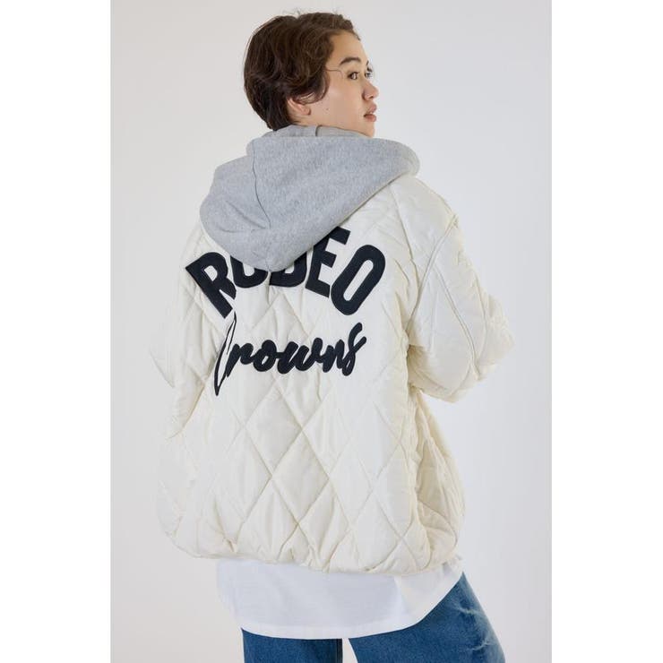 キルティングフードブルゾン | RODEO CROWNS WIDE BOWL | 詳細画像3