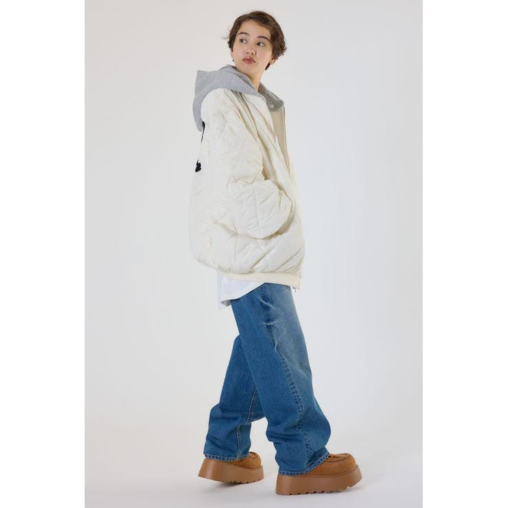 キルティングフードブルゾン | RODEO CROWNS WIDE BOWL | 詳細画像4