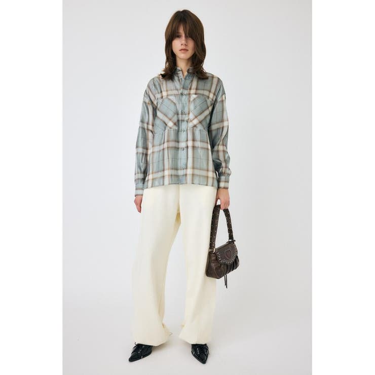 MIX CHECK ルーズシャツ | MOUSSY OUTLET | 詳細画像9 