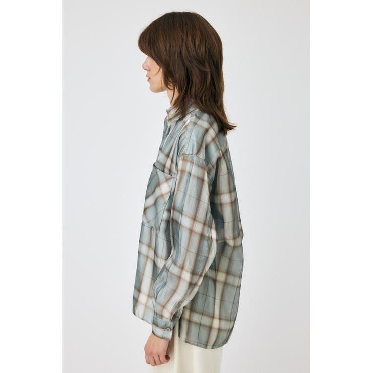 MIX CHECK ルーズシャツ | MOUSSY OUTLET | 詳細画像13 