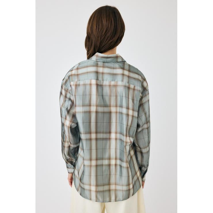 MIX CHECK ルーズシャツ | MOUSSY OUTLET | 詳細画像14 