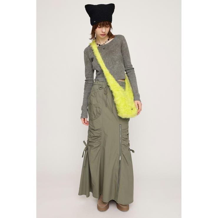 OPEN ZIP MERMAID CARGO スカート | SLY OUTLET | 詳細画像24 
