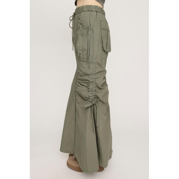 OPEN ZIP MERMAID CARGO スカート | SLY OUTLET | 詳細画像26 