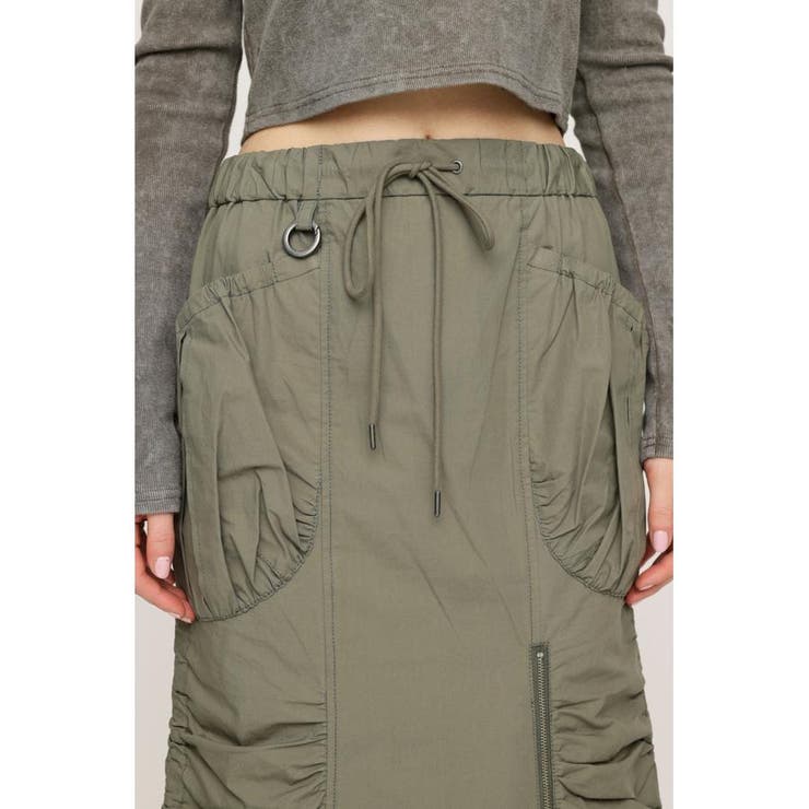 OPEN ZIP MERMAID CARGO スカート | SLY OUTLET | 詳細画像29 