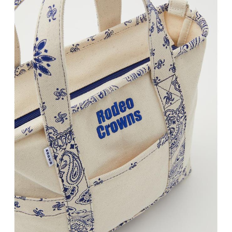 R CANVAS BANDANA MINI TOTE[品番：BJLW0022797]｜RODEO CROWNS WIDE