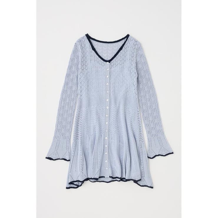 EYELET LACE KNIT ミニドレス | MOUSSY OUTLET | 詳細画像27 