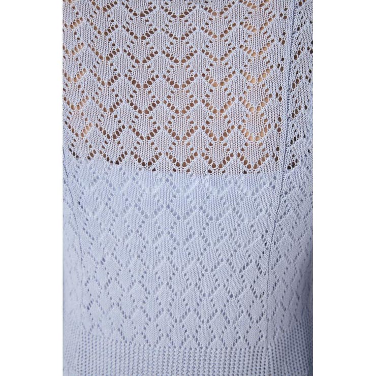 EYELET LACE KNIT ミニドレス | MOUSSY OUTLET | 詳細画像26 