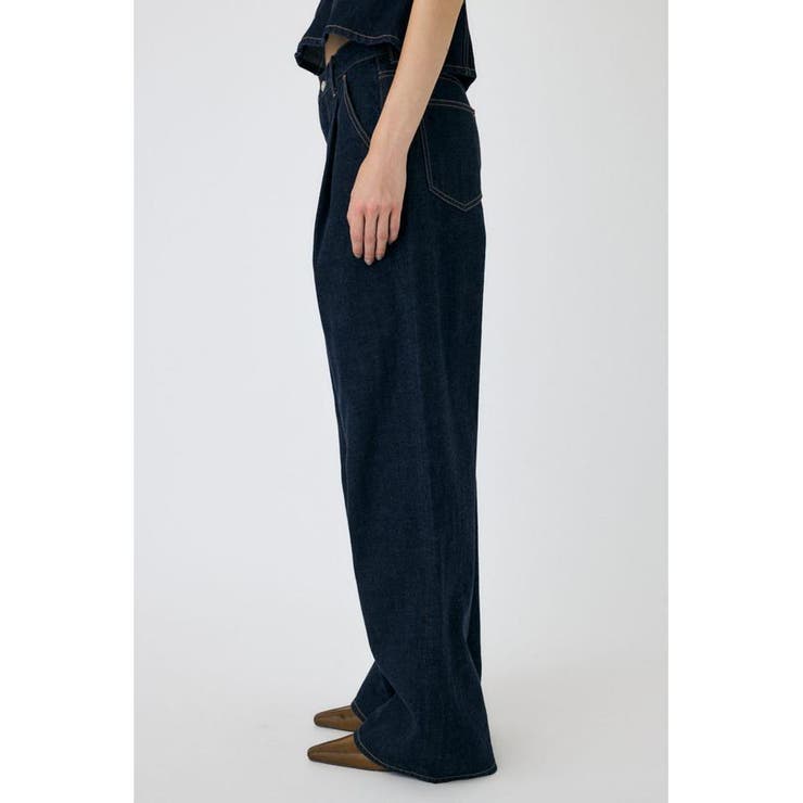 TUCK WIDE ストレートデニム | MOUSSY OUTLET | 詳細画像19 