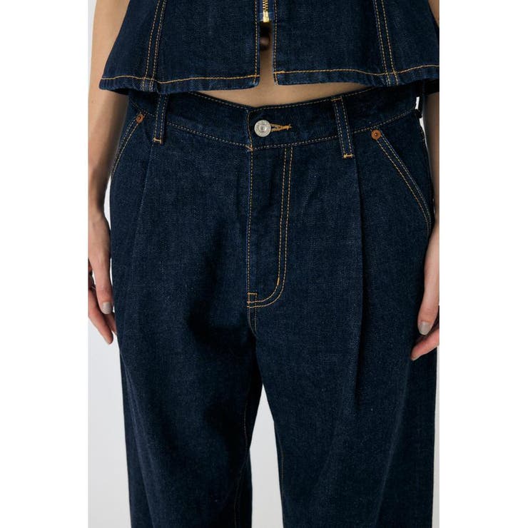 TUCK WIDE ストレートデニム | MOUSSY OUTLET | 詳細画像21 