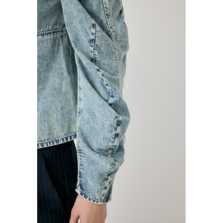 AGING DENIM BUSTIER ブラウス | MOUSSY OUTLET | 詳細画像19 