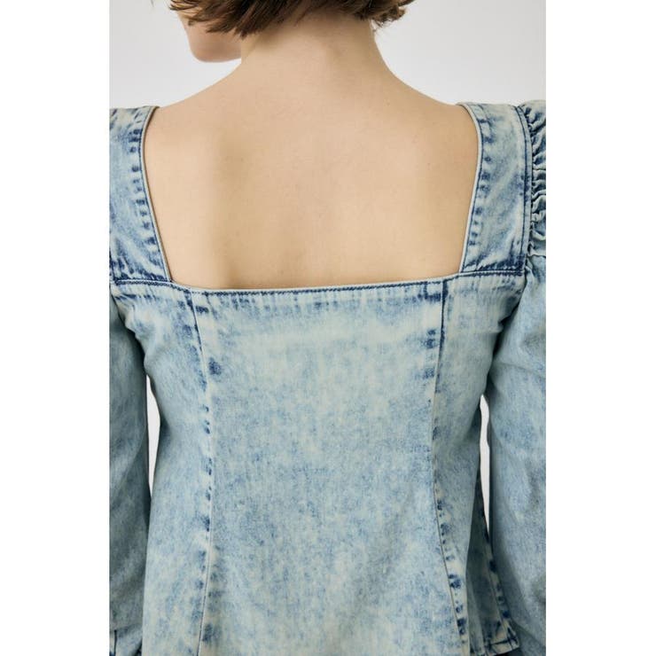 AGING DENIM BUSTIER ブラウス | MOUSSY OUTLET | 詳細画像17 