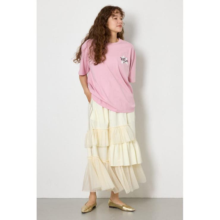 サイドラインランダムティアードスカート | RODEO CROWNS WIDE BOWL | 詳細画像4 
