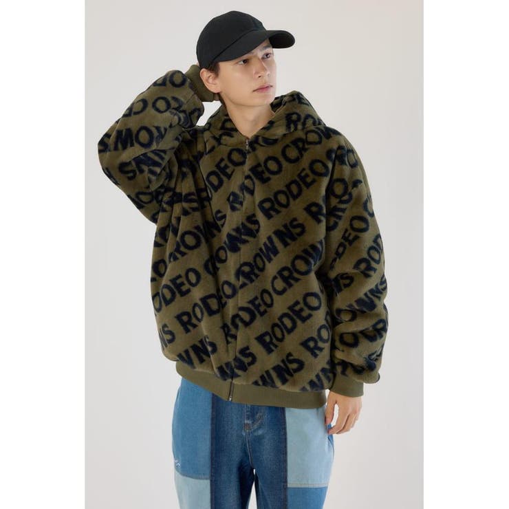 KHA | オールオーバーロゴファーブルゾン | RODEO CROWNS WIDE BOWL
