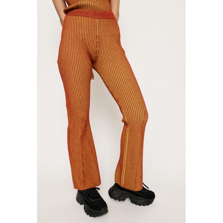 BI COLOR KNIT FLARE パンツ | SLY OUTLET | 詳細画像10 