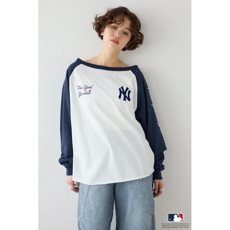 柄NVY5 | (MLB)オフショルラグラントップス | RODEO CROWNS WIDE BOWL