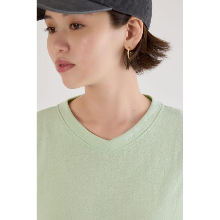 梨地VネックロングスリーブTシャツ | RODEO CROWNS WIDE BOWL | 詳細画像21 