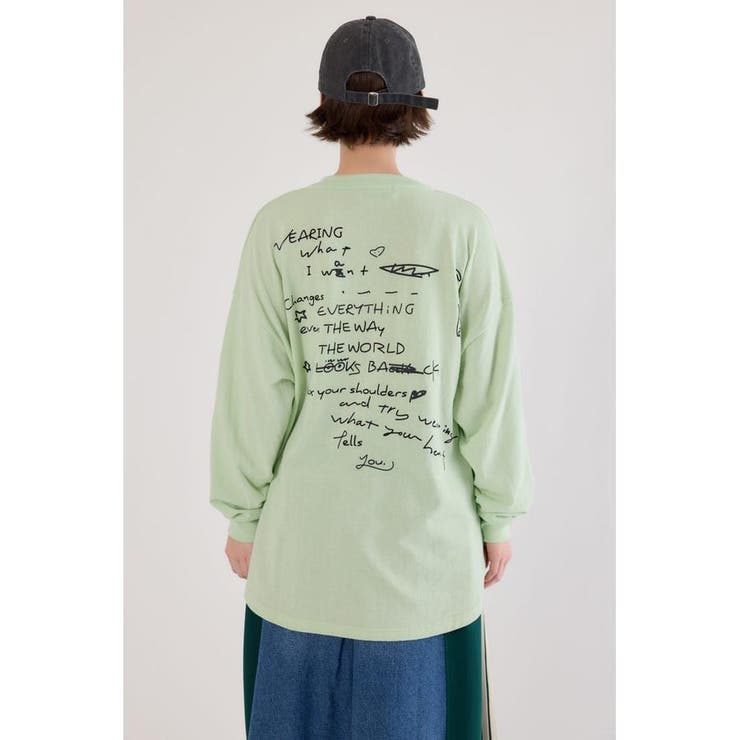 梨地VネックロングスリーブTシャツ | RODEO CROWNS WIDE BOWL | 詳細画像20 