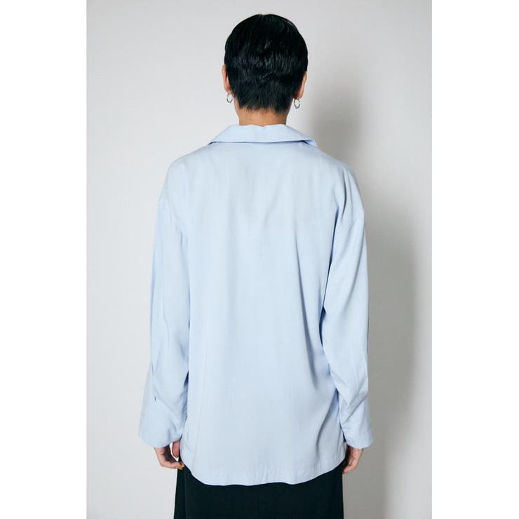 OVERSIZED NOTCH COLLAR シャツ[品番：BJLW0022553]｜MOUSSY