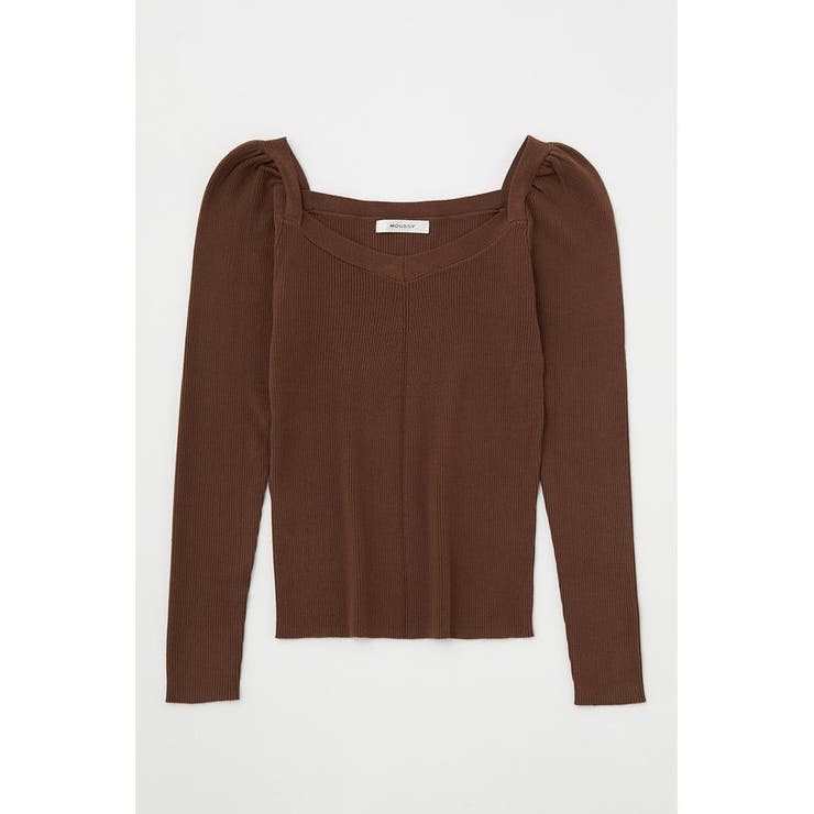 BRN | PUFF SHOULDER KNIT トップス | MOUSSY OUTLET