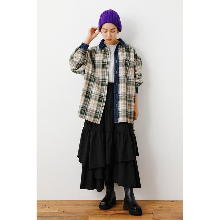 （WEB限定）Denim パッチ ドッキングシャツWL | RODEO CROWNS WIDE BOWL | 詳細画像9 