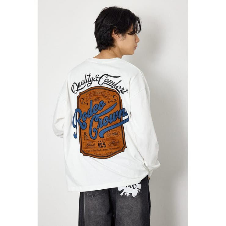 シールドロゴロングスリーブTシャツ | RODEO CROWNS WIDE BOWL | 詳細画像2 