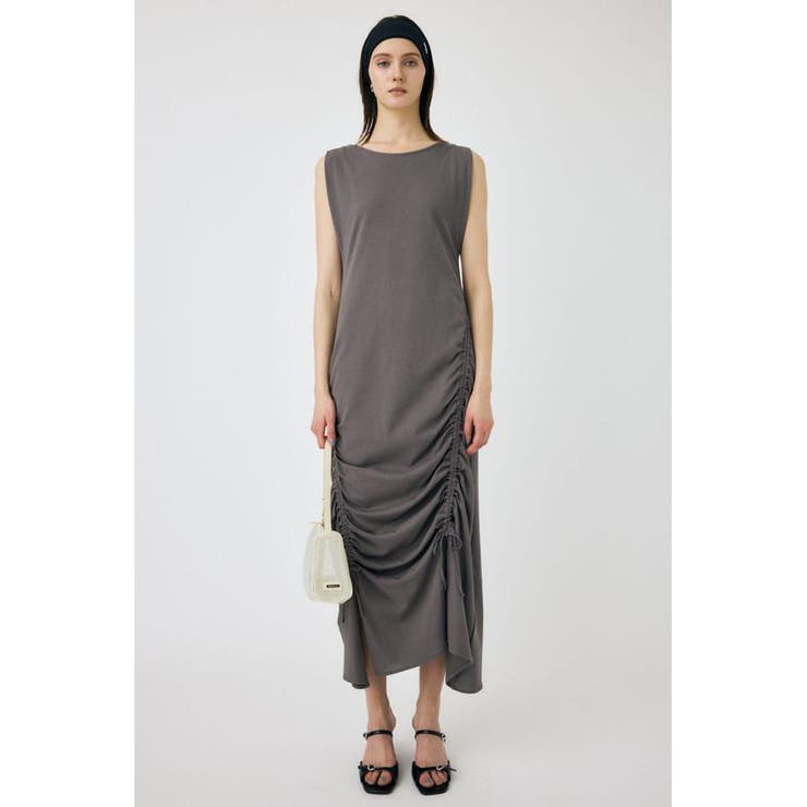 ASYMMETRY GATHER ドレス | MOUSSY OUTLET | 詳細画像7 