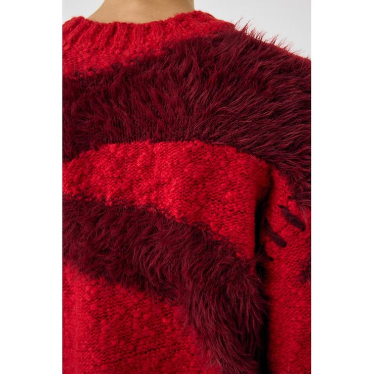 INTARSIA SLIT セーター | MOUSSY OUTLET | 詳細画像15 