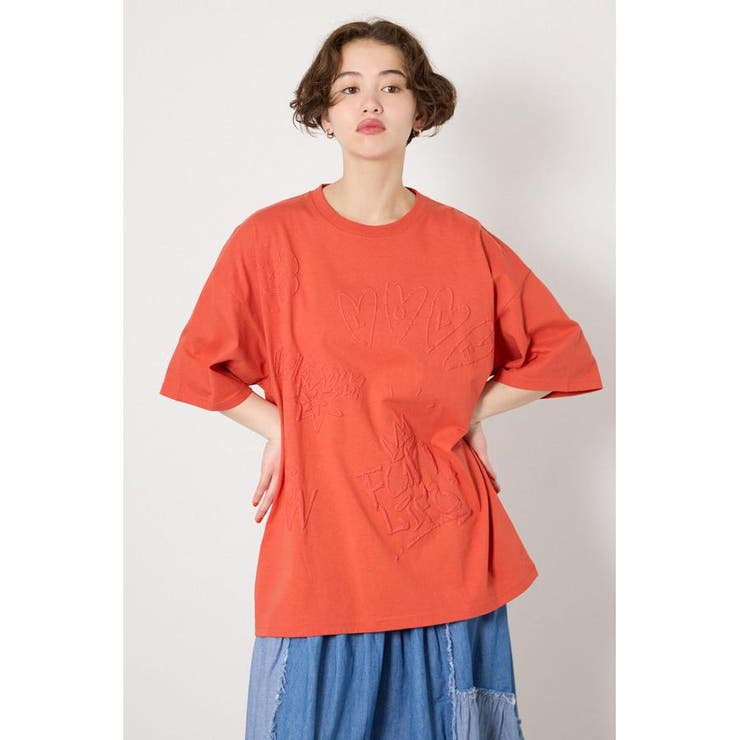 クレヨンタッチ同色発泡プリントTシャツ | RODEO CROWNS WIDE BOWL | 詳細画像32 