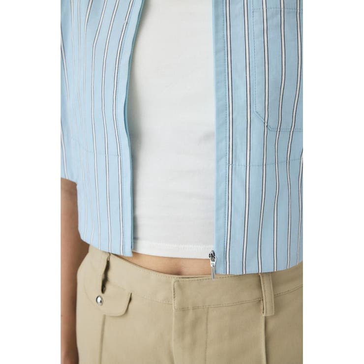 CROPPED BELTED シャツ | MOUSSY OUTLET | 詳細画像16 