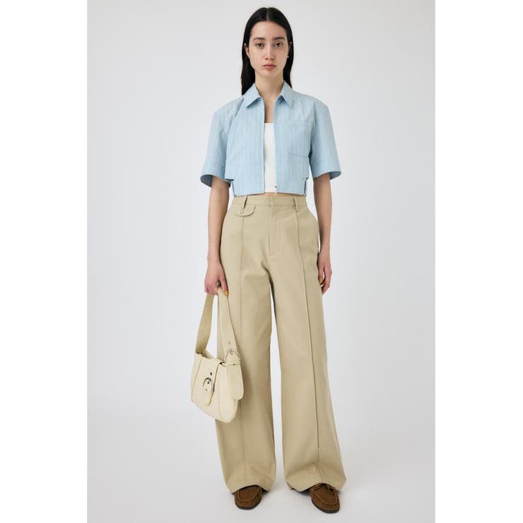 CROPPED BELTED シャツ | MOUSSY OUTLET | 詳細画像7 