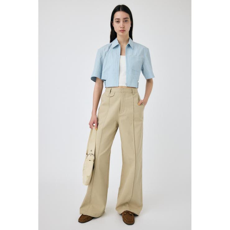 CROPPED BELTED シャツ | MOUSSY OUTLET | 詳細画像8 