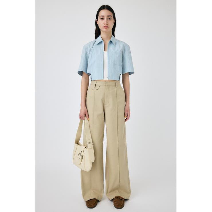 CROPPED BELTED シャツ | MOUSSY OUTLET | 詳細画像9 