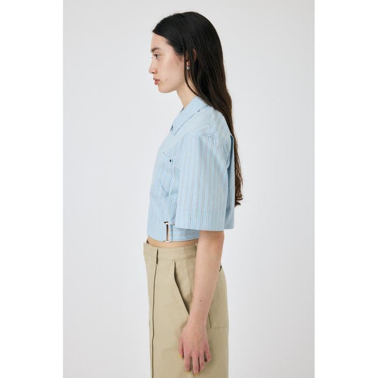 CROPPED BELTED シャツ | MOUSSY OUTLET | 詳細画像12 
