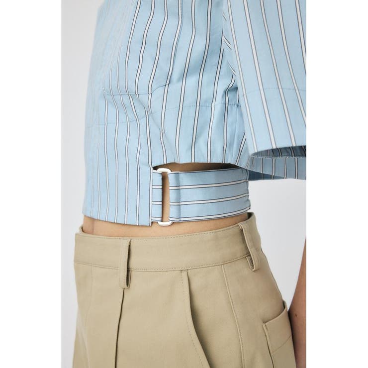 CROPPED BELTED シャツ | MOUSSY OUTLET | 詳細画像17 