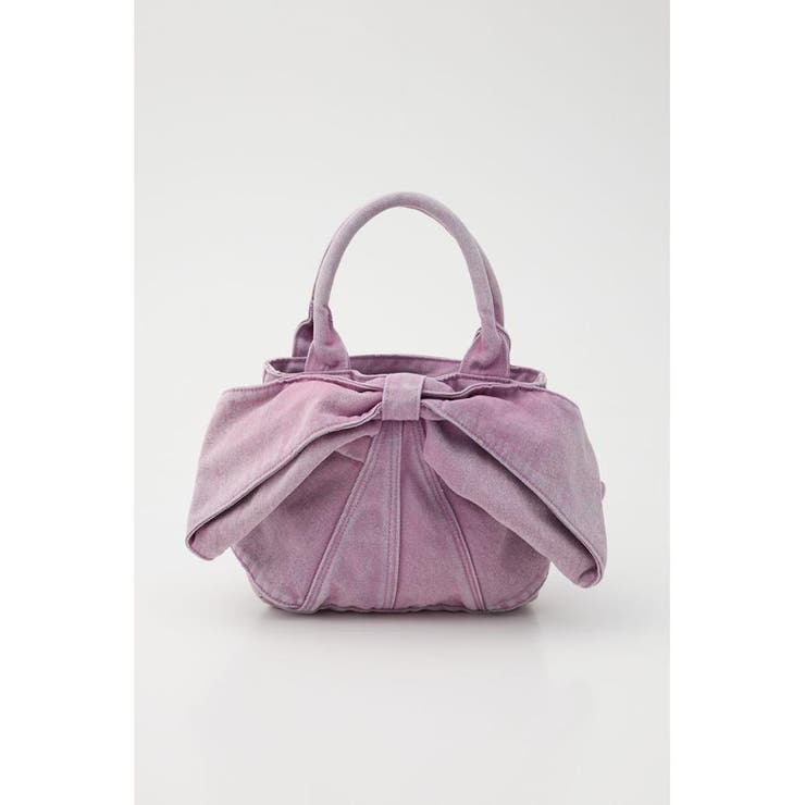 L/PUR1 | リボンデニムミニトート | RODEO CROWNS WIDE BOWL