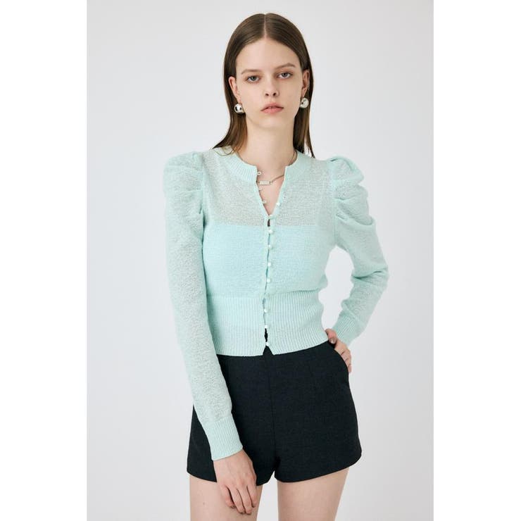 MINT | BUTTON UP ニットカーディガン | MOUSSY OUTLET