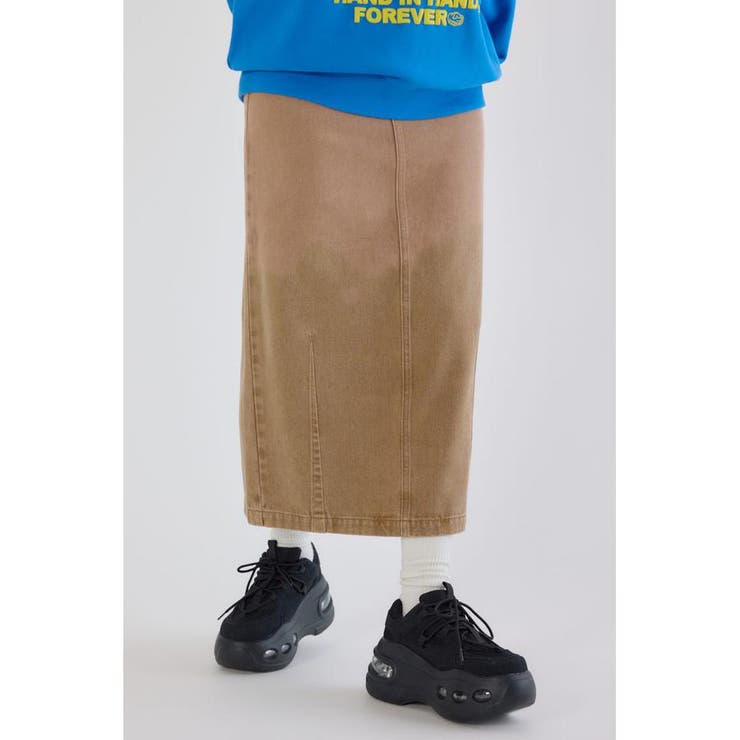 カーブデニムマキシスカート | RODEO CROWNS WIDE BOWL | 詳細画像9 