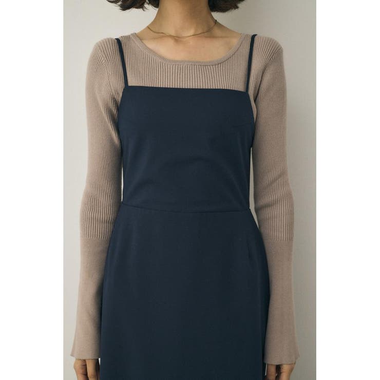 キャミワンピース リサイクルポリエステル×レーヨン混 | MOUSSY OUTLET | 詳細画像14 