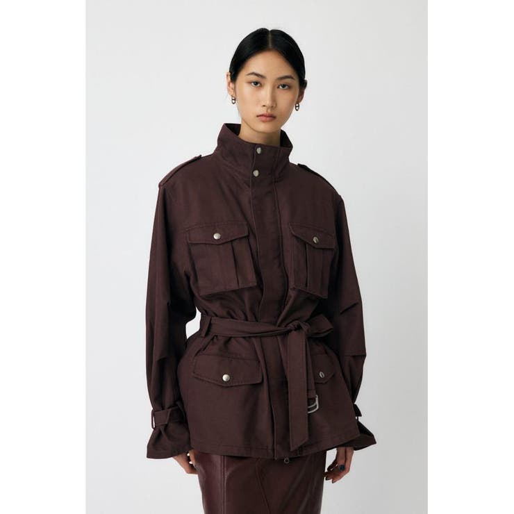 BRN | BELTED CARGO ジャケット | MOUSSY OUTLET