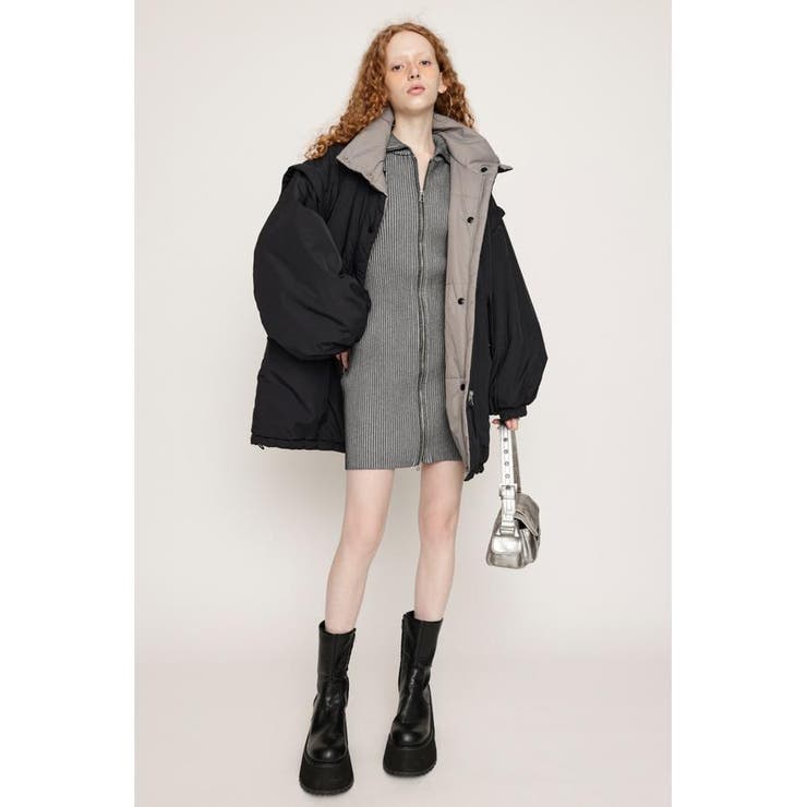 FRONT ZIP BI COLOR ショートワンピース | SLY OUTLET | 詳細画像13 