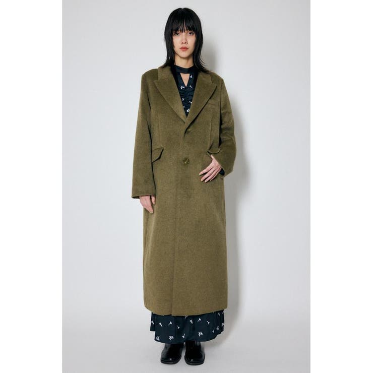 CURVE SLEEVE ロングコート[品番：BJLW0024513]｜MOUSSY OUTLET