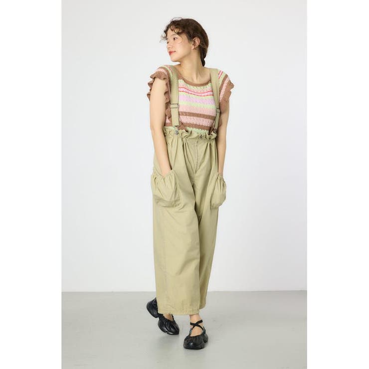 ウエストフリルサス付きパンツ | RODEO CROWNS WIDE BOWL | 詳細画像10 