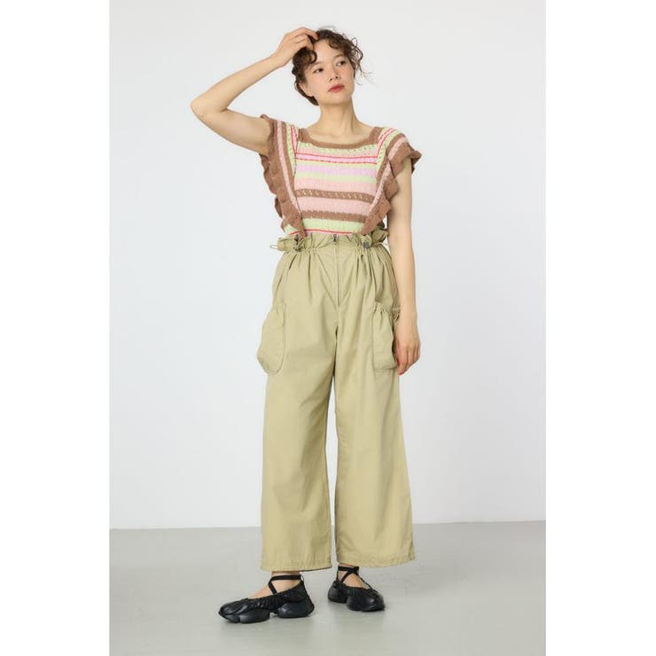 ウエストフリルサス付きパンツ | RODEO CROWNS WIDE BOWL | 詳細画像13 