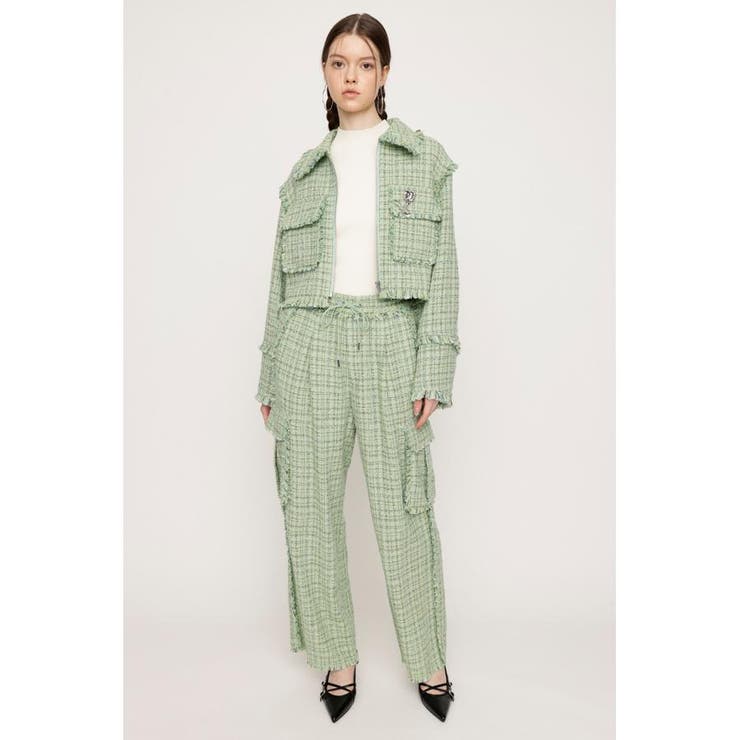 SPRING TWEED CARGO パンツ | SLY OUTLET | 詳細画像2 