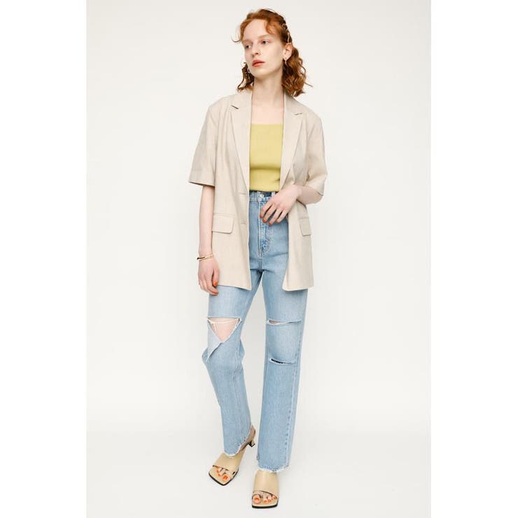 LINEN SHORT SLEEVE ジャケット | SLY OUTLET | 詳細画像2