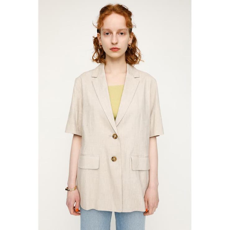 LINEN SHORT SLEEVE ジャケット | SLY OUTLET | 詳細画像4