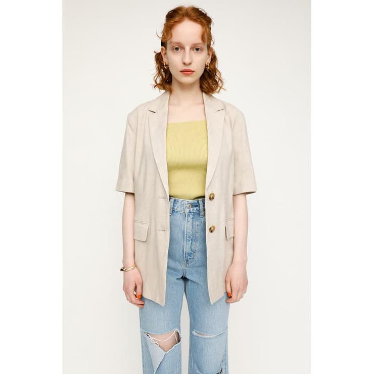 LINEN SHORT SLEEVE ジャケット | SLY OUTLET | 詳細画像1